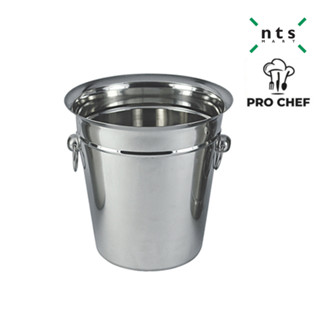 PRO CHEF Wine Bucket ถังแช่ไวน์ ถังน้ำแข็ง ถังและคูลเลอร์สำหรับใส่ขวดไวน์ สแตนเลส รุ่น PRC1-BSK-WB