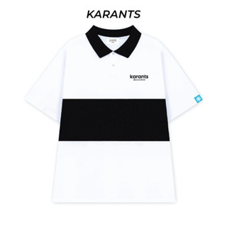 Karants เสื้อโปโล Polo Cotton 100% เสื้อยืดคอปกผู้ชาย เสื้อยืดสตรีมีปก Local Brand - KR18