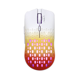 AULA MOUSE S11PRO WHITE/ORANGE