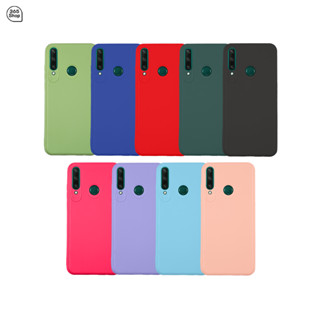 เคส Huawei Y6P 2020 MED-LX9 หัวเว่ย วาย6พี 2020 เคสซิลิโคนนิ่ม กันกล้อง สีพาสเทล TPU หนา