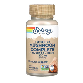 Solaray, Organically Grown Fermented Mushroom Complete 600 mg 60 VegCaps