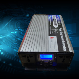 Inverter 3000W pure sine wave 12V/24V อินเวอร์เตอร์เพียวซายเวฟ 3000W DA inverter 2023 ใหม่ จอแสดงผลดิจิตอลอัจฉริยะ