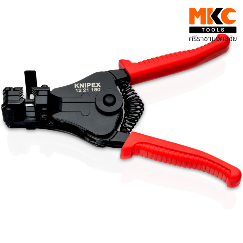 KNIPEX คีมปอกสายไฟ แบบใบมีด 12 21 180