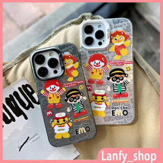 💖New💖iPhone 14 13 12 11 Pro Max เคส for เคสไอโฟน11 แฟชั่น บางเบาพกพาง่าย เรียบง่าย การ์ตูน น่ารัก เนื้อฝ้า ระดับสูง Case