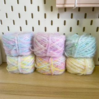 ♡  พร้อมส่ง | Fancy yarn ไหมพรมแฟนซี กลิตเตอร์วิ้ง 20 g - 3