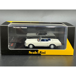 Scalemini 1/64 resin Limited : 608 (pcs) Benz SL280,resin model car white