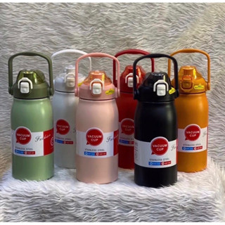 VACUUM CUP กระบอกน้ำสูญญากาศ ขนาด1200ML สเตนเลส316 กระบอกน้ำเก็บความเย็นและความร้อน