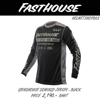 เสื้อแขนยาว FASTHOUSE GRINDHOUSE DOMINGO JERSEY BLACK