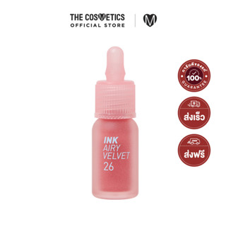 Peripera Ink Airy Velvet - 26 Apricot Peach     ลิปเนื้อเวลเวท