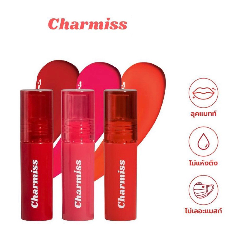 ลิปทิ้นท์ชาร์มิส Charmiss Show Me Your Charm Tattoo Matte Tint ลิปทิ้นท์ ติดทน สีสด ขนาด2.2g
