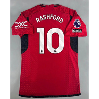 (Player) เสื้อฟุตบอล ทีมแมนยูเหย้า 2023/2024 (เกรดนักเตะ)+ชื่อเบอร์+อามพรีเมียร์ลีค+NOROOMFORRACISM+TECHNOLOGY