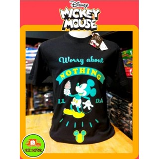 เสื้อDisney ลาย Mickey mouse  สีดำ (MK-055)