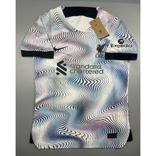 SALE !!! เสื้อบอล 2022-23 เพลเย่อ ลิเว่อร์พูล เยือน สีขาว  Player Liverpool Away Cecat