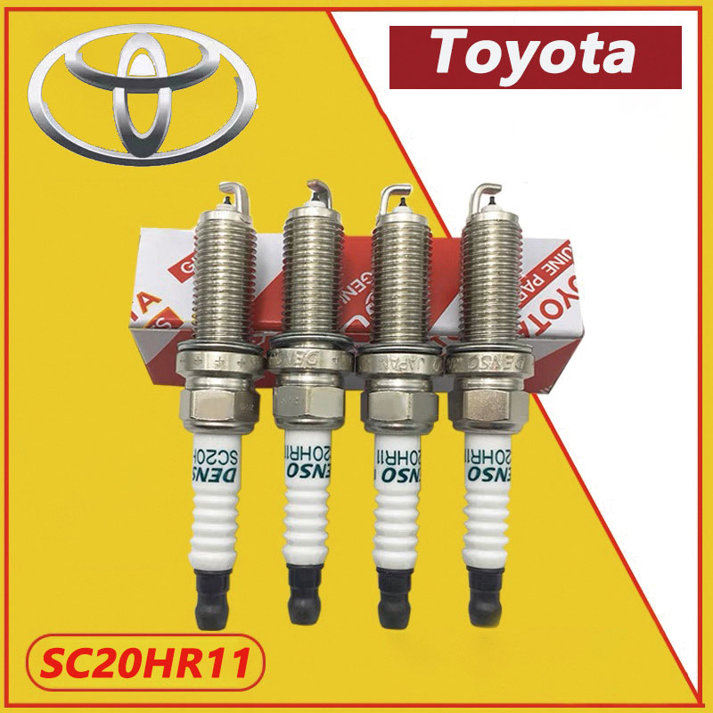 [แท้100%] หัวเทียน TOYOTA DENSO IRIDIUM  SC20HR11 (Camry ALTIS VIOS Yaris RAV4) PART NO 90919-01253