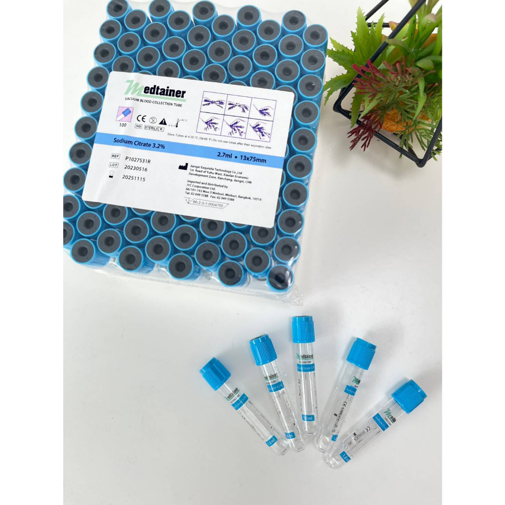 Sodium Citrate Blood Collection Tube หลอดเก็บเลือด สูญญากาศ