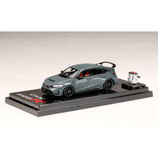 HobbyJapan Honda CIVIC TYPE R (FL5) with Engine Display Sonic Gray Pearl