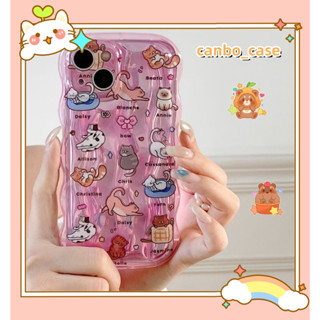 🎁ส่งของขวัญ🎁เคสไอโฟน สำหรับ 11 14 for iPhone Case 13 12 Pro Max การ์ตูน น่ารัก น่าสนใจ กันกระแทก เคสนิ่ม เคสโทรศัพท์