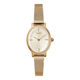 Timex TW2R94400 Milano นาฬิกาข้อมือผู้หญิง สายสแตนเลส Gold Tone หน้าปัด 24 มม.