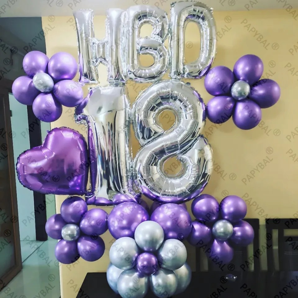 ร้านไทย ส่งจาก กทม. ทุกวัน HBD ชุด 3 ตัวอักษร 16 32 40 นิ้ว ราคา ถูกที่สุด ดีลบีเคเค แกลเลอรีภาพที่ 5