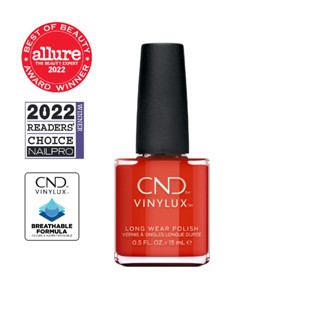 CND VINYLUX สีทาเล็บกึ่งเจล สี hot or knot 0.5 oz. (15 ml.) นำเข้าจากอเมริกา