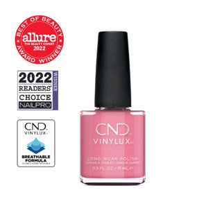 CND VINYLUX สีทาเล็บกึ่งเจล สี kiss from a rose 0.5 oz. (15 ml.) นำเข้าจากอเมริกา