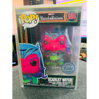 Funko Pop Marvel 986 Black Light Scarlet Witch with Darkhold Target