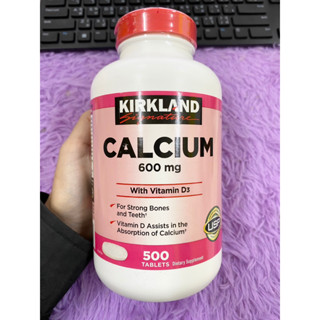 Kirkland Signature Calcium 600 mg. with Vitamin D3 500 tablets