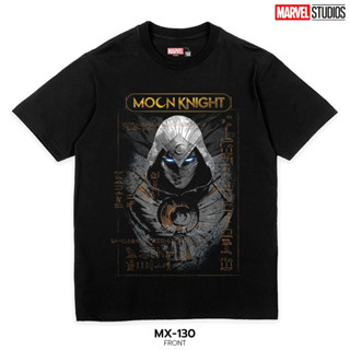 Power 7 Shop เสื้อยืดการ์ตูน มาร์เวล เสื้อยืด MOON KNIGHT ลิขสิทธ์แท้ MARVEL COMICS  T-SHIRTS (MX-130)