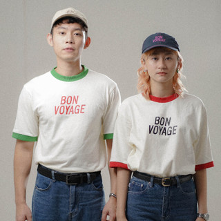 ENDOFMARCH | BON VOYAGE TEE เสื้อยืด Oversized เนื้อผ้า Supersoft Cotton 100%