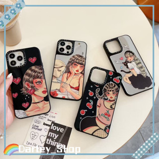 🔥สไตล์ใหม่🔥เคสไอโฟน iphone 11 14 Pro Max ins บุคลิกภาพ หวานเท่ สาว ป้องกันการตก เคส iphone 12 13 Pro Case for iPhone