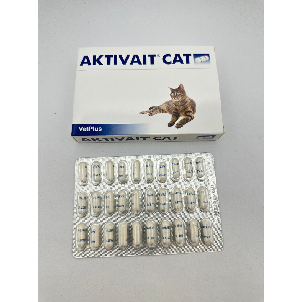 Aktivait Cat อาหารบำรุงระบบประสาทและสมอง ขนาด 60 แคปซูล