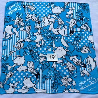 Donald duck ผ้าเช็ดหน้า โดนัล ดั๊ค โพกผมได้