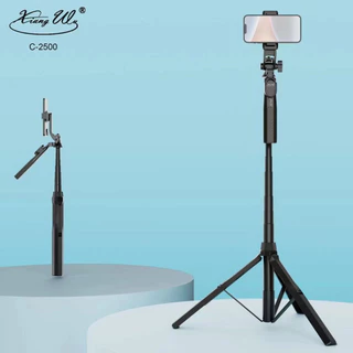 (พร้อมส่งในไทย)Selfie Stick L16/C-2500(พร้อมไฟ/ไม่พร้อมไฟ) ไม้เซลฟี่ ยืดได้ถึง 1.53 เมตร มีรีโมทเชื่อมต่อผ่านบลูทูธ
