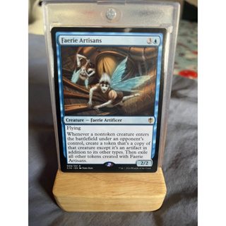 การ์ด MTG Faerie Artisans Blue Magic the gathering EDH รุ่น C16 สภาพ Ex-Nm