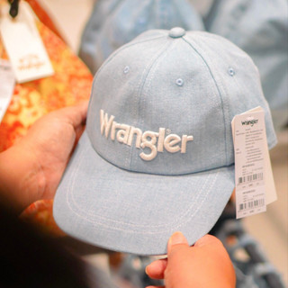 WRANGLER แท้ 100% งานใหม่ ป้าห้อยครบ  หมวก รุ่น WR W2803202 สียีนส์