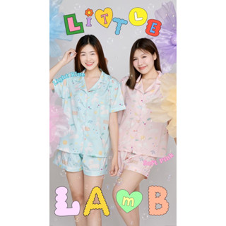 New พร้อมส่ง❗️ชุดนอน 26th Collection Little Lamb มี 2 สี Light blue, Soft pink