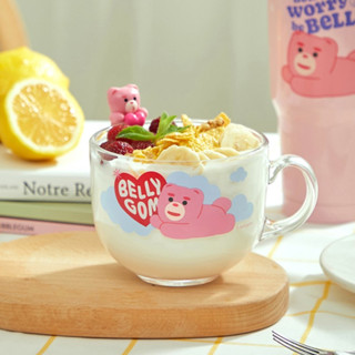 ( พร้อมส่ง ) Bellygom Cereal Bowl แก้ว