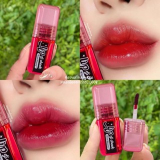 ส่งฟรี/ส่งไว ลิปทิ้นท์ ทิ้นต์​ Kiss​ Beauty​ Lip​ Tint ลิปทินท์ เนื้อทิ้นฉ่ำๆ ปากดูชุ่มชื้น ปากไม่แห้ง กันน้ำ ติดทน 4U2