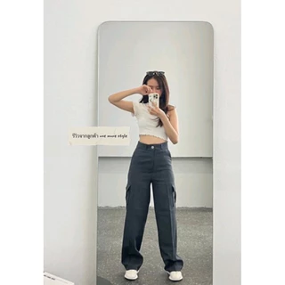 📸S-XXXLกางเกงคาร์โก้#รุ่นChalyเข้าครบสีพร้อมส่ง🛒