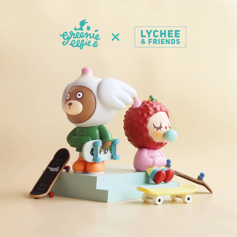 Greenie & Elfie x Lychee & Friends