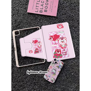 เคสไอแพดใส่ปากกาได้ หมุน 360 องศา เจน10 2 2017/19/21 โปร10 5นิ้ว แอร์9 7 10 9 gen6/7/8/9/10 air1/2/3/4/5 เคสใส ipad case