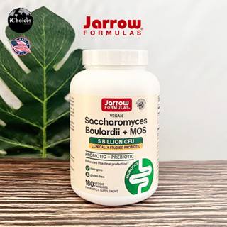 แซคคาโรไมซีส โบลาร์ดี Jarrow Formulas® Saccharomyces Boulardii Plus MOS 5 Billion 180 Delayed Release Veggie Caps