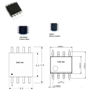 Winbond W25Q32 (SOIC8 200mil) 32M-BIT SERIAL FLASH MEMORY WITH DUAL AND QUAD SPI