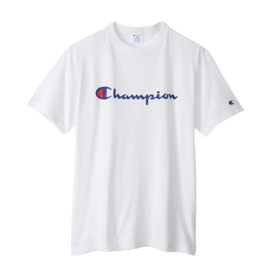 CHAMPION MEN - JP เสื้อยืดแขนสั้นผู้ชาย-ไซส์เอเชีย SHORT SLEEVE T-SHIRT C3-X353-010