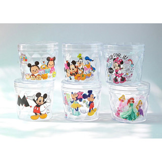 ลิขสิทธิ์แท้ 100 % Disney Acrylic Box กล่องอเนกประสงค์ สีใส มีฝา กล่องใส่เครื่องประดับ กล่องอะคริลิคใส ทรงกลม แข็งแรง