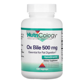 Ox bile สลายนิ่วในถุงน้ำดี 500mg 100 capsules หรือ สลายนิ่วใน ไต