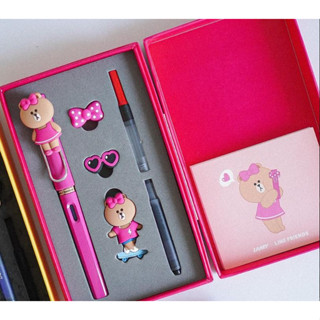 **ของเเท้ พร้อมส่ง**ลายหายากมากๆๆ น่าสะสม** จาก LineShop  Lamy x Line friends Choco  limited 2015