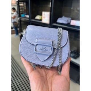 💜💜👜New Coach Morgan Card Case On A Chain
🧚🎉💜 กระเป๋าสะพายมีสายยาวโซ่ ถอดได้