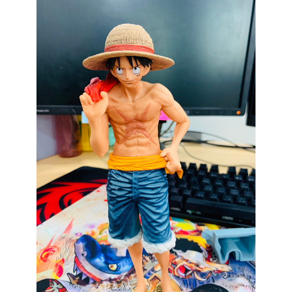 New One Piece Naked Luffy PVC Action Figure ของแท้ ไม่มีกล่อง