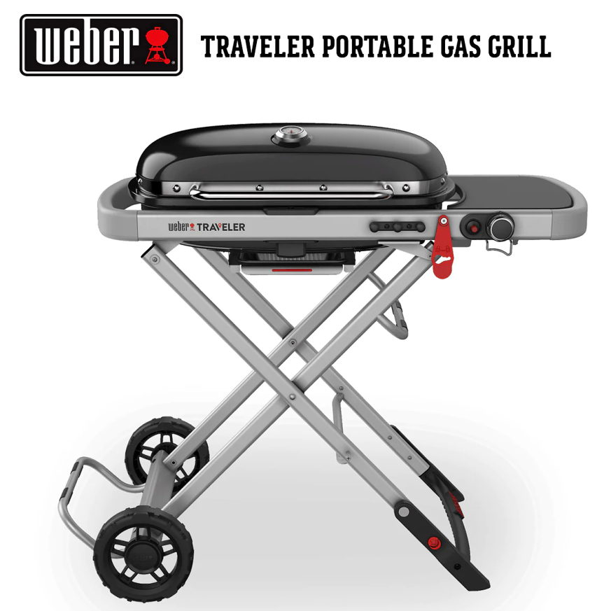 5 years warranty เตาแก๊สปิ้งย่าง WEBER BBQ Outdoor Gas Grill Traveler